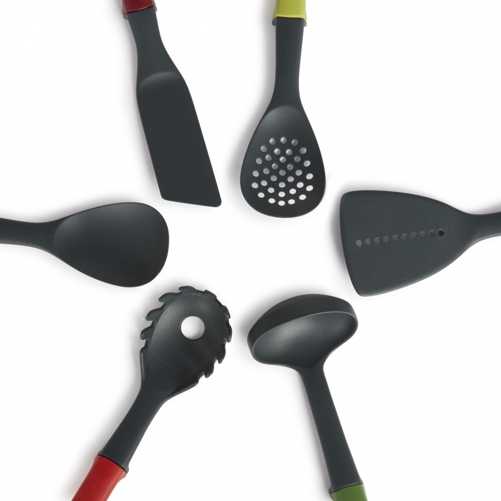 DOJA Barcelona Juego culinario de herramientas de chapado de chef ARCO IRIS  7 utensilios de cocina profesionales 3 pinzas de cocina de dibujo – Yaxa  Store
