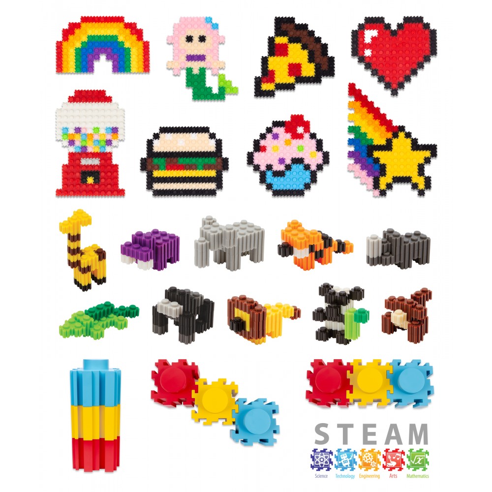 PIX BRIX Pixel Art Set 1500 piezas Colores Surtidos Gama Media - Cefa Toys