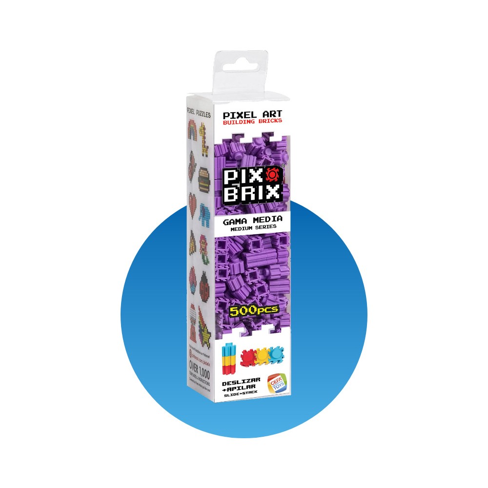 PIX BRIX Pixel Art Set 500 piezas Verdes gama media - Cefa Toys