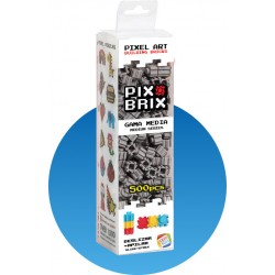 PIX BRIX Pixel Art Set 500 piezas Grises  gama media