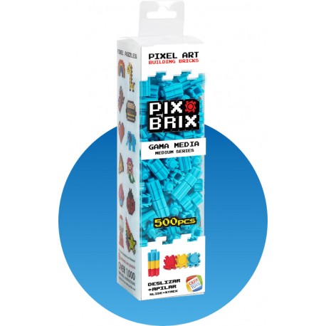 PIX BRIX Pixel Art Set 500 piezas Azules  gama media