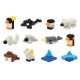 PIX BRIX PIXEL ART SET 500 PIEZAS COLORES SURTIDOS GAMA MEDIA