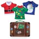 The Elf  on The Shelf Vestuario "Claus Couture" Pack 3 Camisetas Navideñas con Maleta