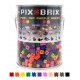 Pix Brix Pixel Art Botes Metálicos 1500 Piezas Colores Surtidos Gama Oscura