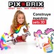 Pix Brix Pixel Art Botes Metálicos 1500 Piezas Colores Surtidos Gama Oscura