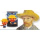 Pix Brix Pixel Art Bote Metálico Figura Van Gogh 482 Piezas