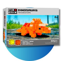 Pix Brix Art Triceratops 454 Piezas