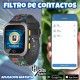 RELOJ INTELIGENTE HOLAWATCH  "X PLUS BLUE ANDROID"  CON CORREAS INTERCAMBIABLES Y PROTECTOR DE PANTALLA