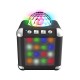 KARAOKE CON 2 MICROFONOS,LUCES LED Y DISCO BALL CUBE SING 300