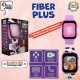 RELOJ INTELIGENTE HOLAWATCH  "KIDI FIBER+PINK" CON CORREAS INTERCAMBIABLES Y PROTECTOR DE PANTALLA