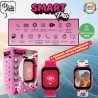 RELOJ INTELIGENTE HOLAWATCH  "SMART PRO PINK" GPS CON CORREAS INTERCAMBIABLES Y PROTECTOR DE PANTALLA