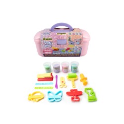 MALETIN DE ACTIVIDADES CREATIVAS DE PLASTILINA "CRAYOLA PEARL DOUGH" 16 PIEZAS