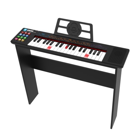 Teclado Piano Luminoso37 Teclas con patas de madera G600 Idance