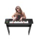 Teclado Piano Luminoso37 Teclas con patas de madera G600 Idance