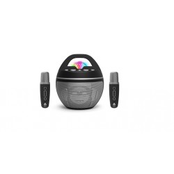 Speaker karaoke Party Ball, 2 micrófonos, 40 W