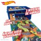Caja Organizadora de Coches con Pista y Área de Juegos Hot Wheels