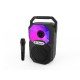 Karaoke con Micro Inalámbrico y luces RGB y Bluetooth K10 1W