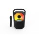 Karaoke con Micro Inalámbrico y luces RGB y Bluetooth K10 1W
