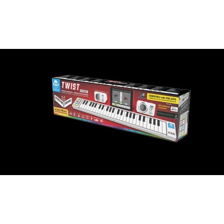 Teclado Plegable con Altavoces FP 49 iDance