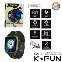 Reloj Inteligente Hola Watch K-Fun Negro