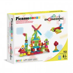 Picasso Tiles Bloques de Construcción Entrelazados 112 Piezas
