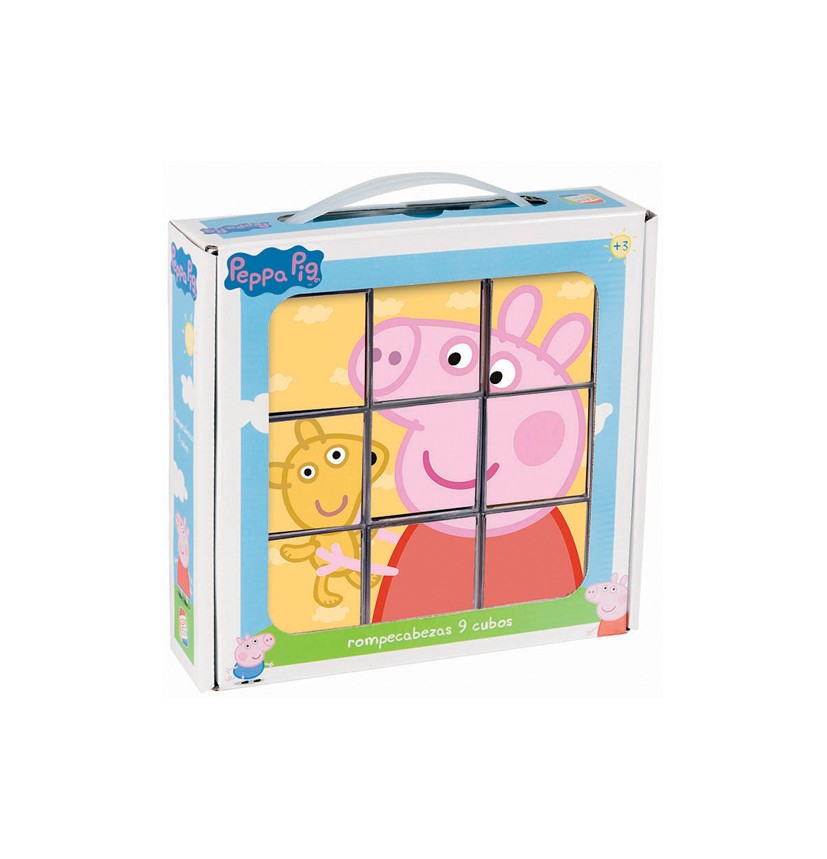 Dar derechos Emperador Premio Rompecabezas 9 Cubos Peppa Pig - Cefa Toys